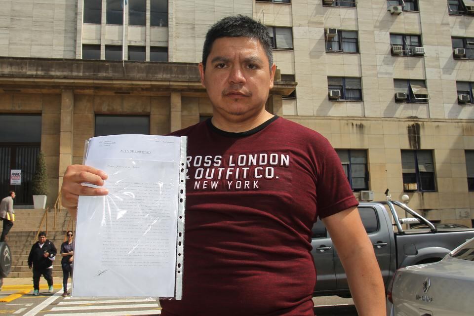 Daniel Ruiz "es un perseguido político por el solo hecho de salir a manifestarse", definió su abogado defensor.