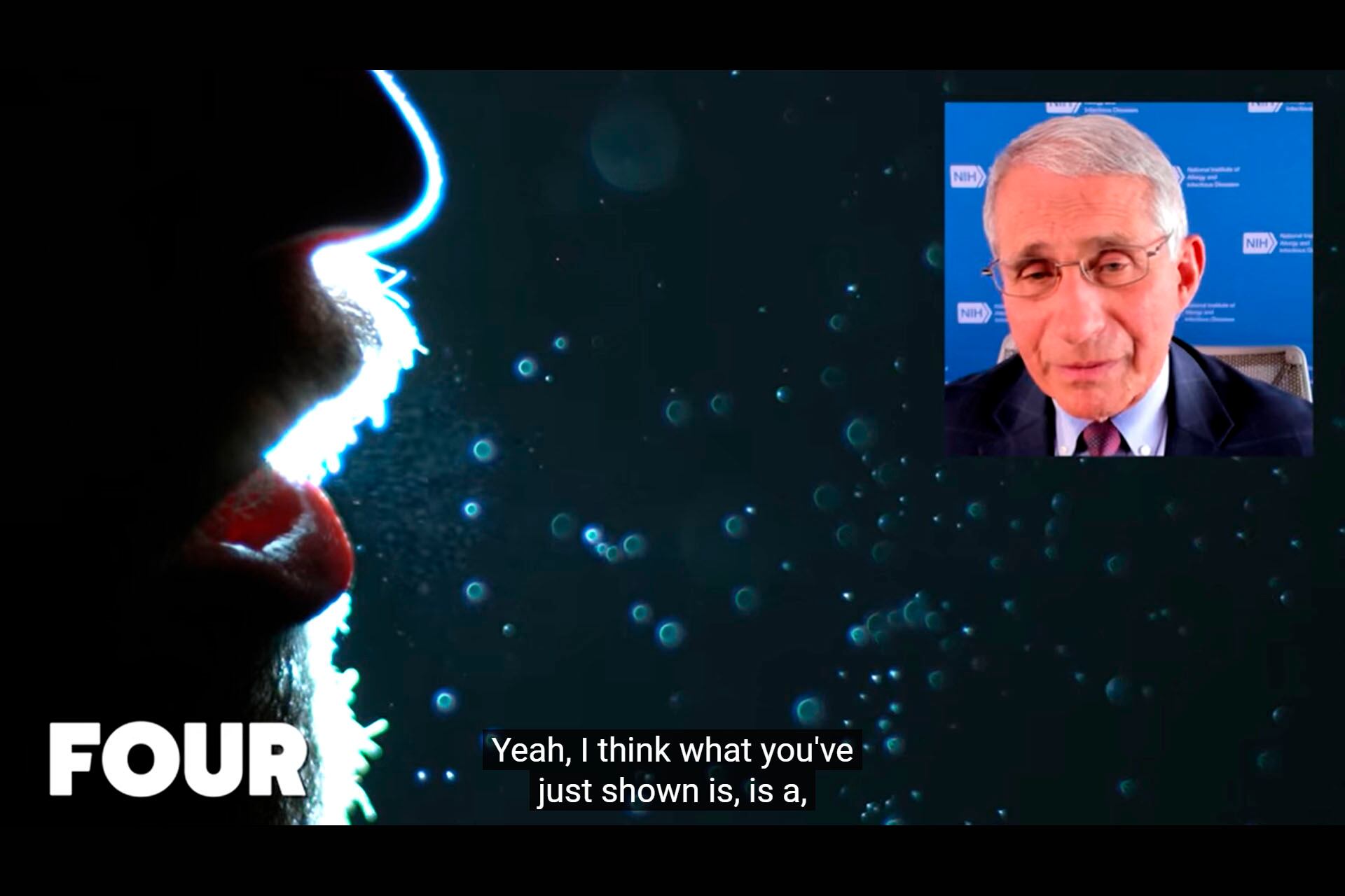 El video en cámara lenta que desmuestra la importancia de usar barbijo para evitar la propagación de coronavirus fue realizado por The Slow Mo Guys.