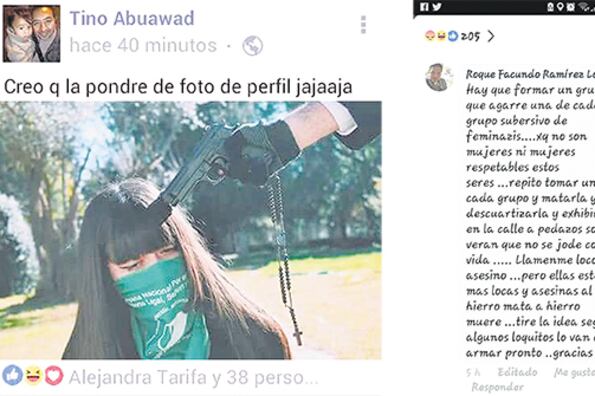 Las amenazas circularon por las redes sociales.