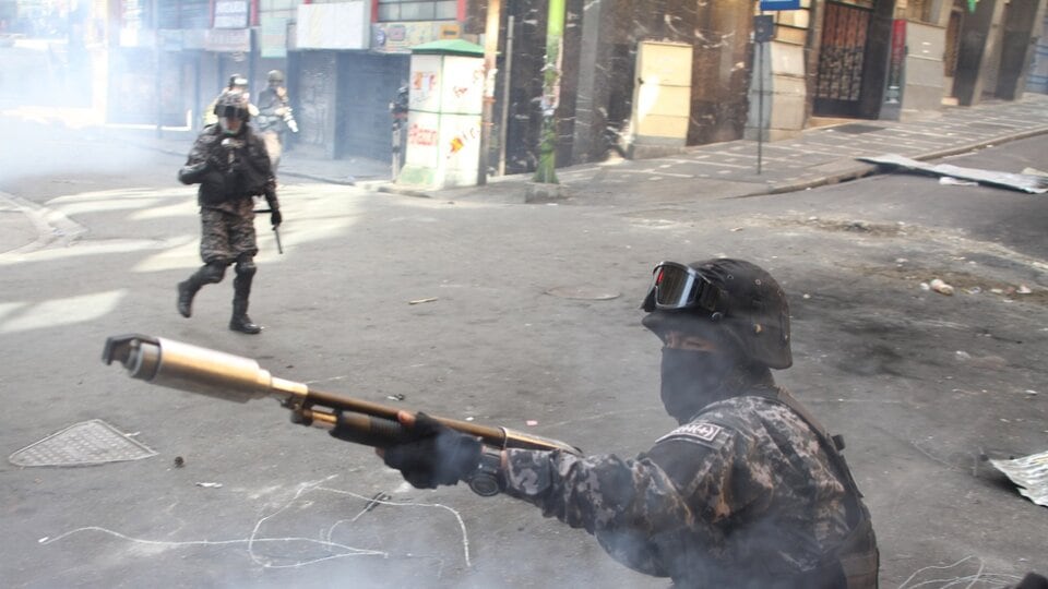 Las armas se usaron durante la represión a las protestas contra el Golpe de Estado.