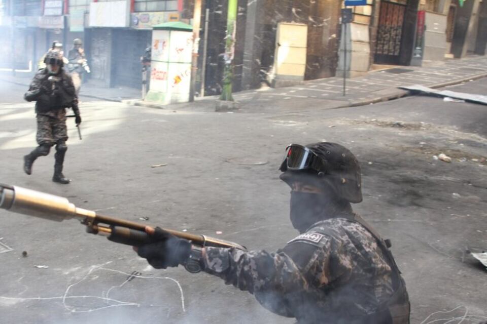 Las armas se usaron durante la represión a las protestas contra el Golpe de Estado.