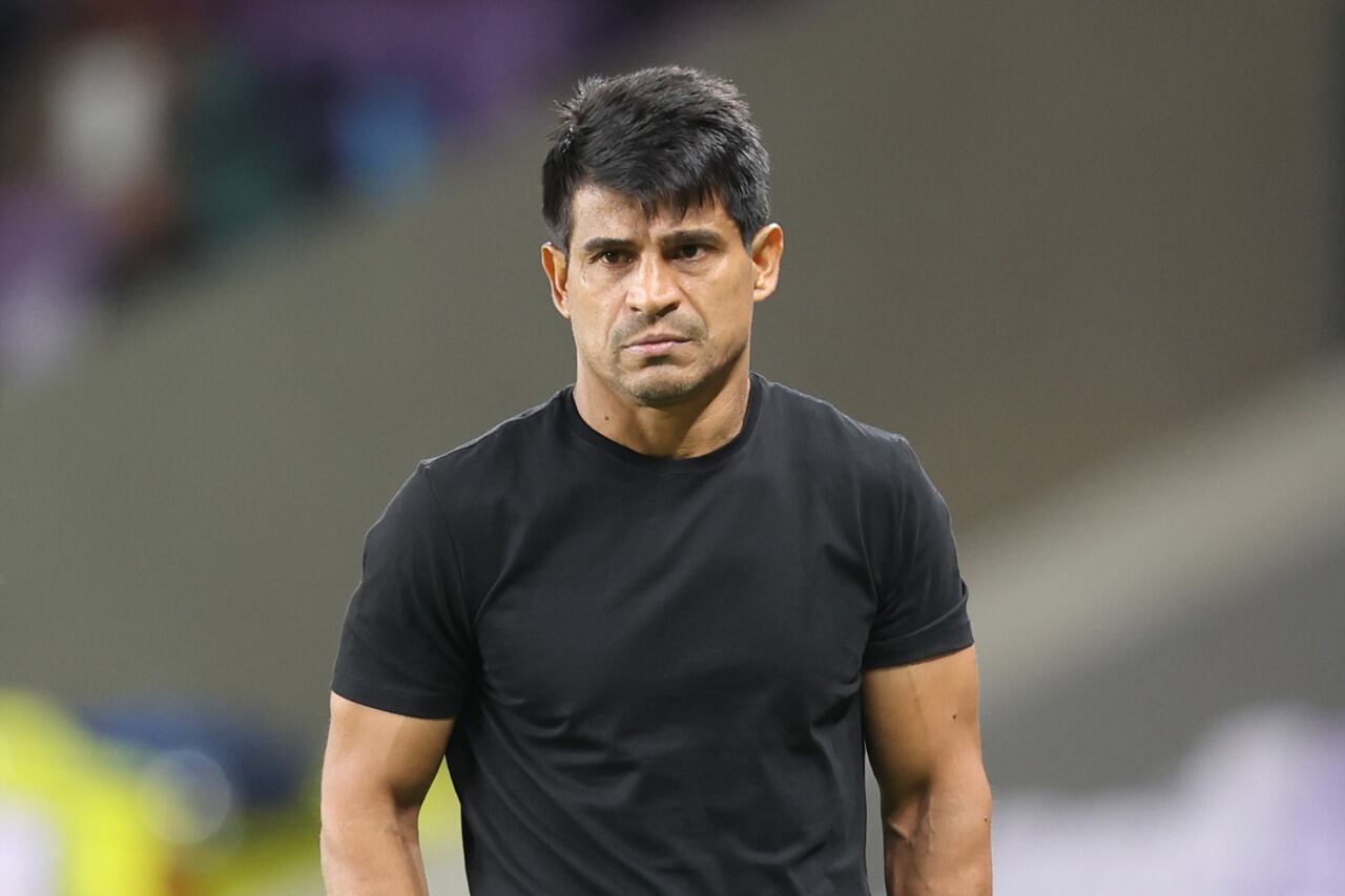 El gesto adusto del entrenador xeneize lo dice todo