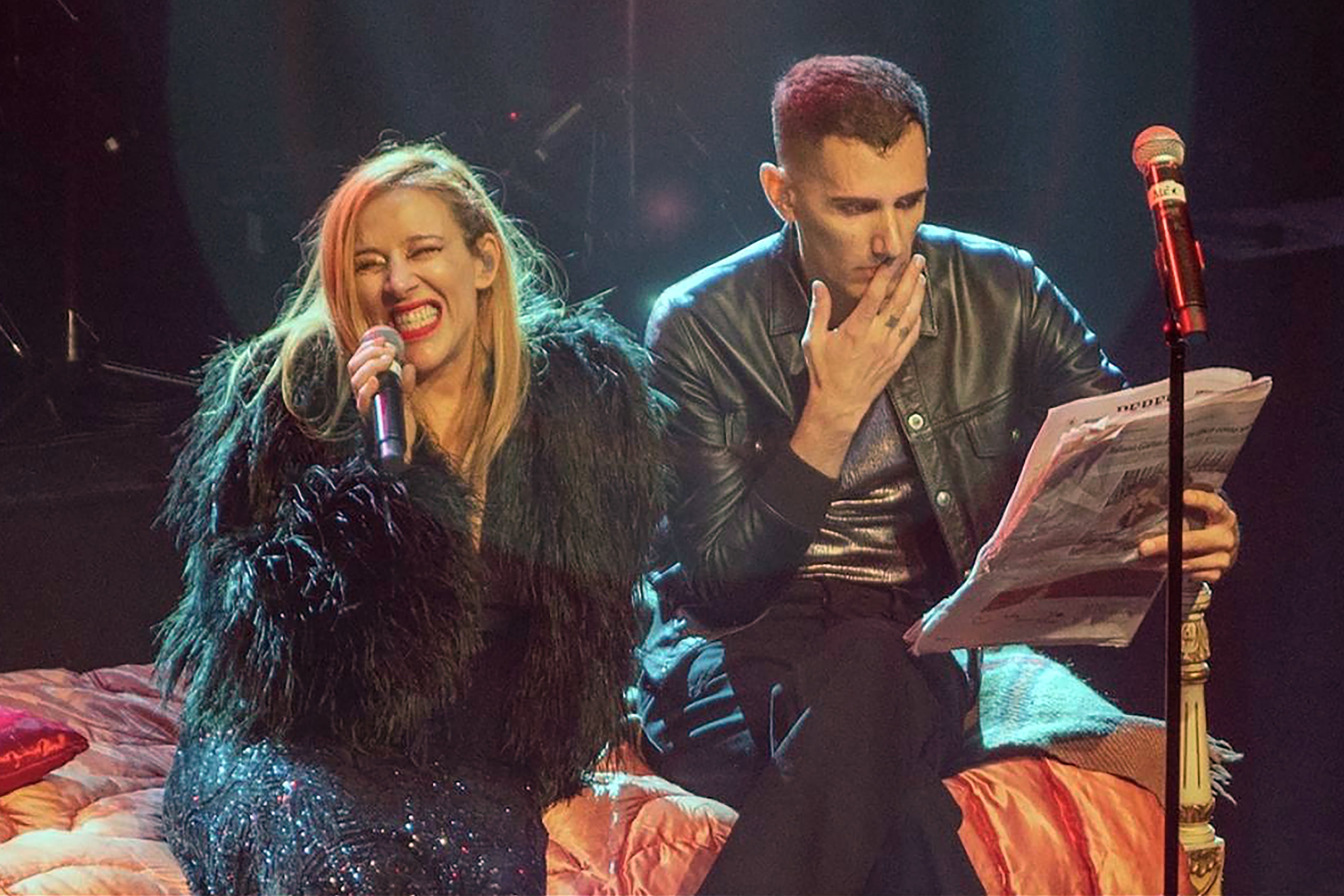 La dupla cruzó sus caminos por primera vez en 2015, un show de Miranda! en  Santiago de Chile