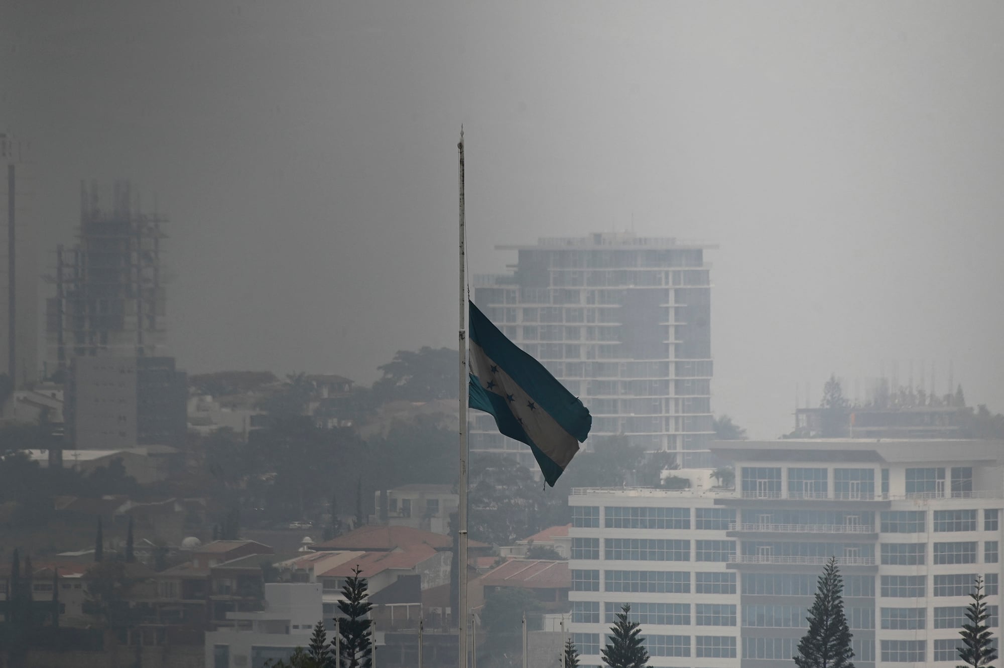 Tegucigalpa pierde visibilidad y calidad del aire muy seguido.