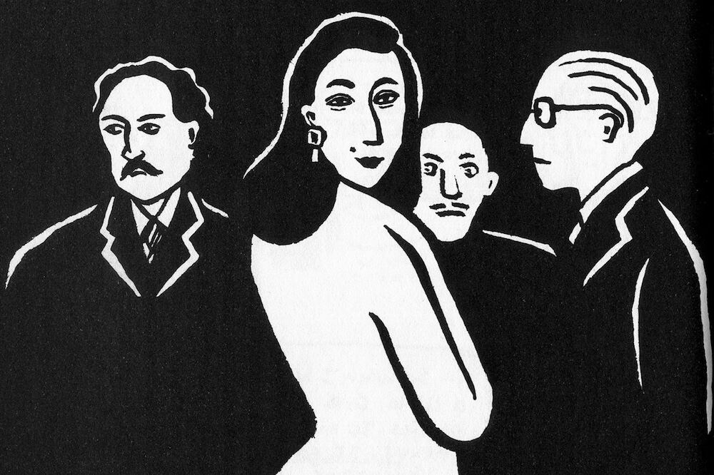 Una viñeta de Bordados, de Marjane Satrapi