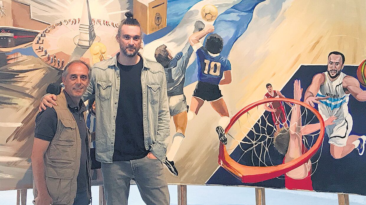 Delic recorrió la ex Esma acompañado por Claudio Morresi, ex secretario de Deporte.