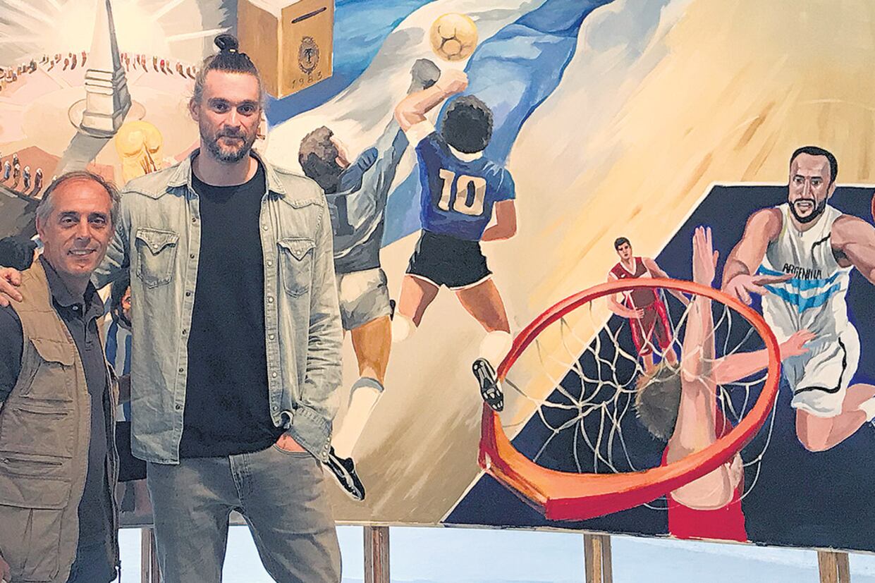 Delic recorrió la ex Esma acompañado por Claudio Morresi, ex secretario de Deporte.