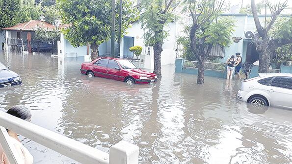 Temperley fue una de las localidades bonaerenses anegadas.