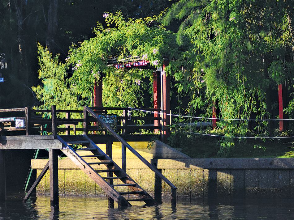 El embarcadero de la vivienda que alquilaran Rodolfo Walsh y Lilia Ferreyra.
