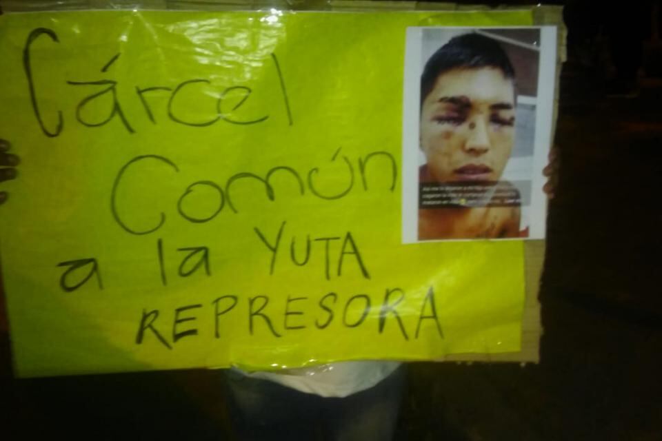 Cartel de una marcha en pedido de justicia