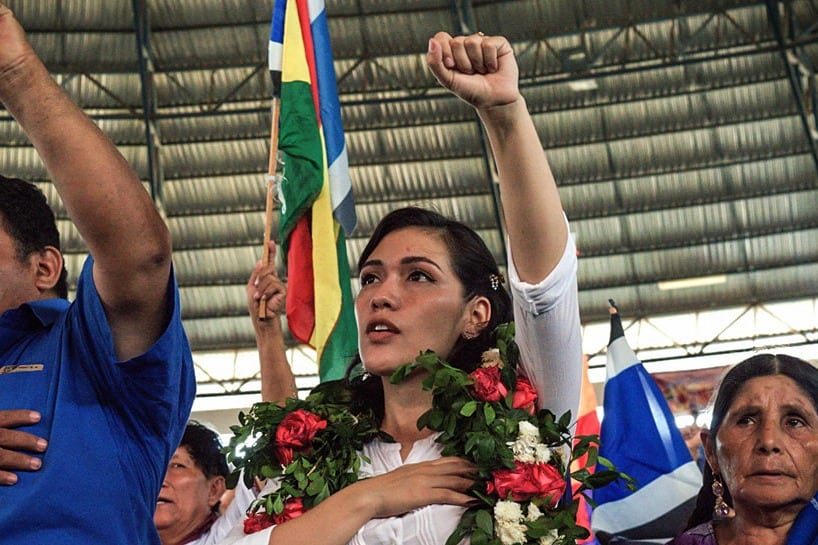 Adriana Salvatierra, expresidenta del Senado de Bolivia.