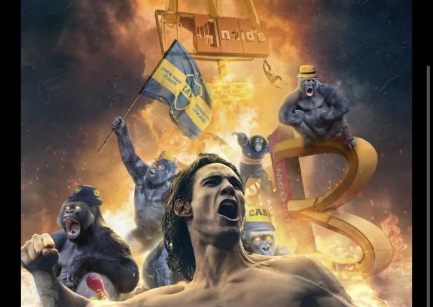 Cavani, uno de los focos de los memes en redes sociales.