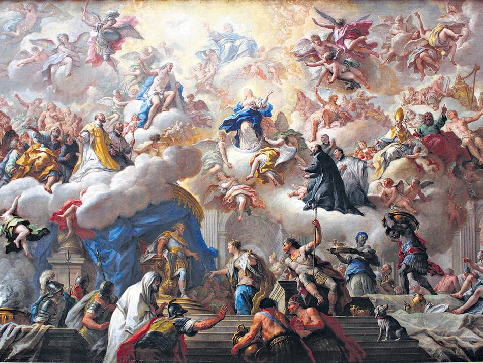 Triunfo de la Inmaculada de Paolo De Matteis