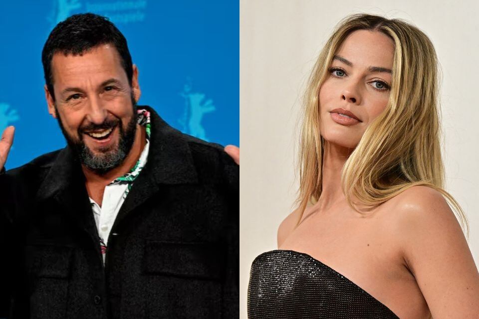 Sandler y Robbie, dos de los más destacados de la industria cinematográfica.