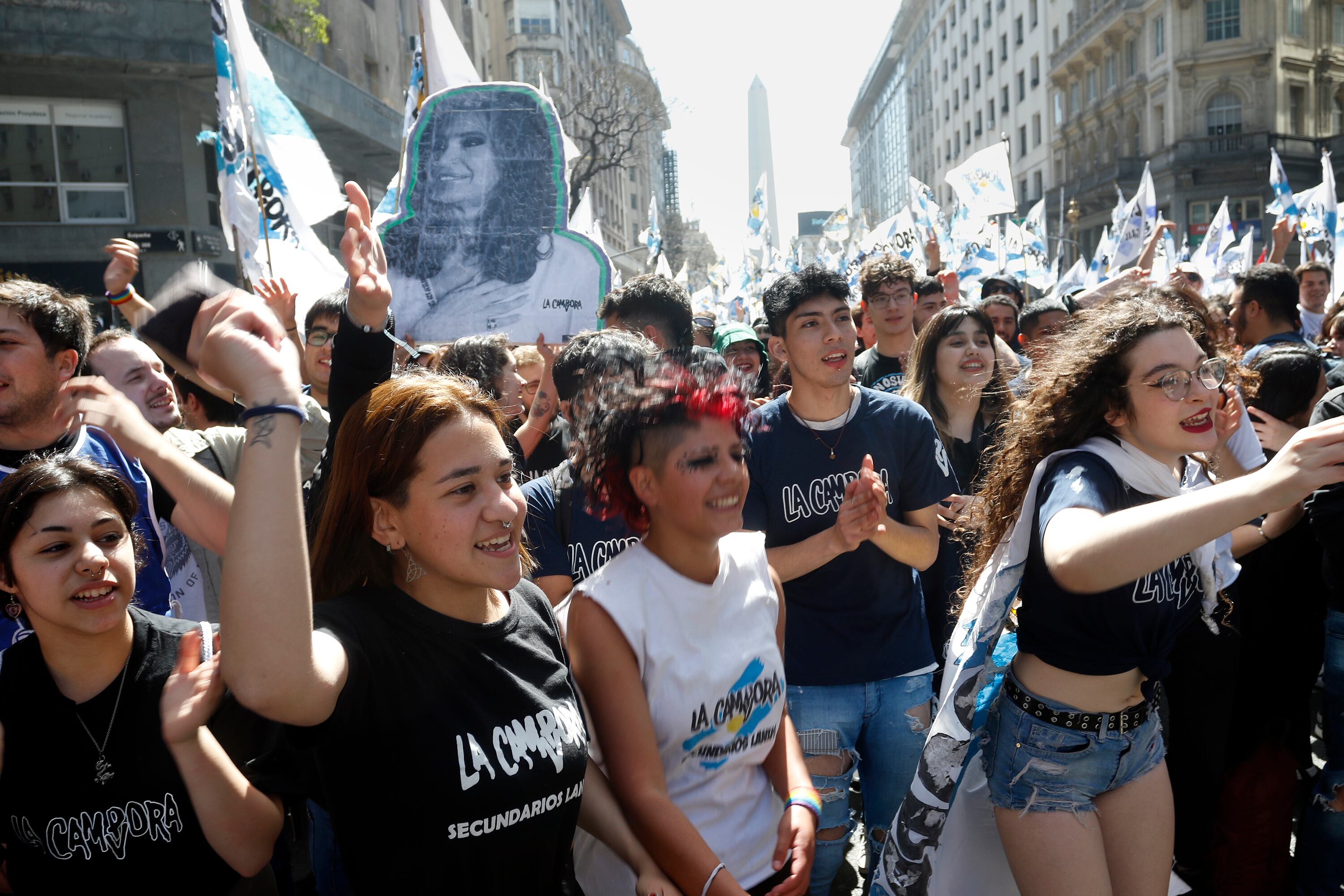 La marcha del 17 de octubre a Plaza de Mayo.