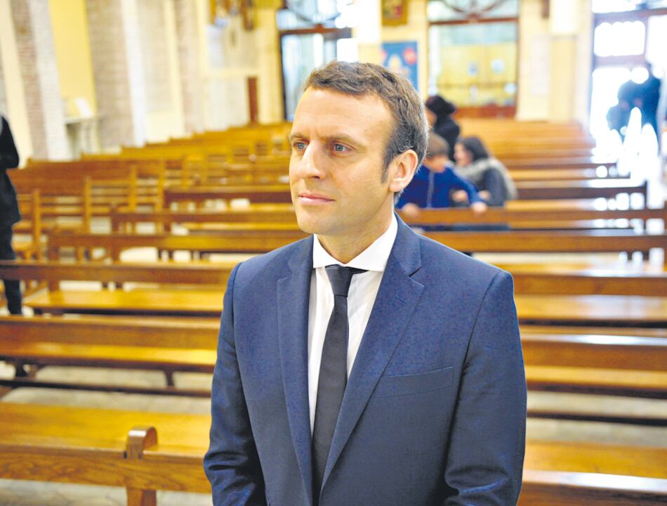 El candidato Macron instaló una narrativa antisistema.