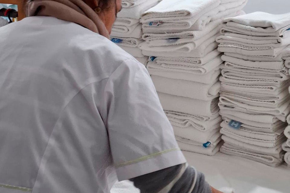 La lavandería comenzó a gestarse en la Unidad 4, y funciona desde 2022. 
