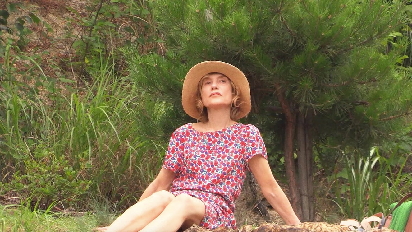 Isabelle Huppert en La viajera