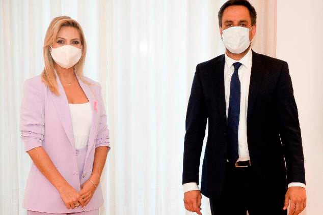 Fabiola Yañez y Juan Cabandié se reunieron para analizar la cuestión ambiental.