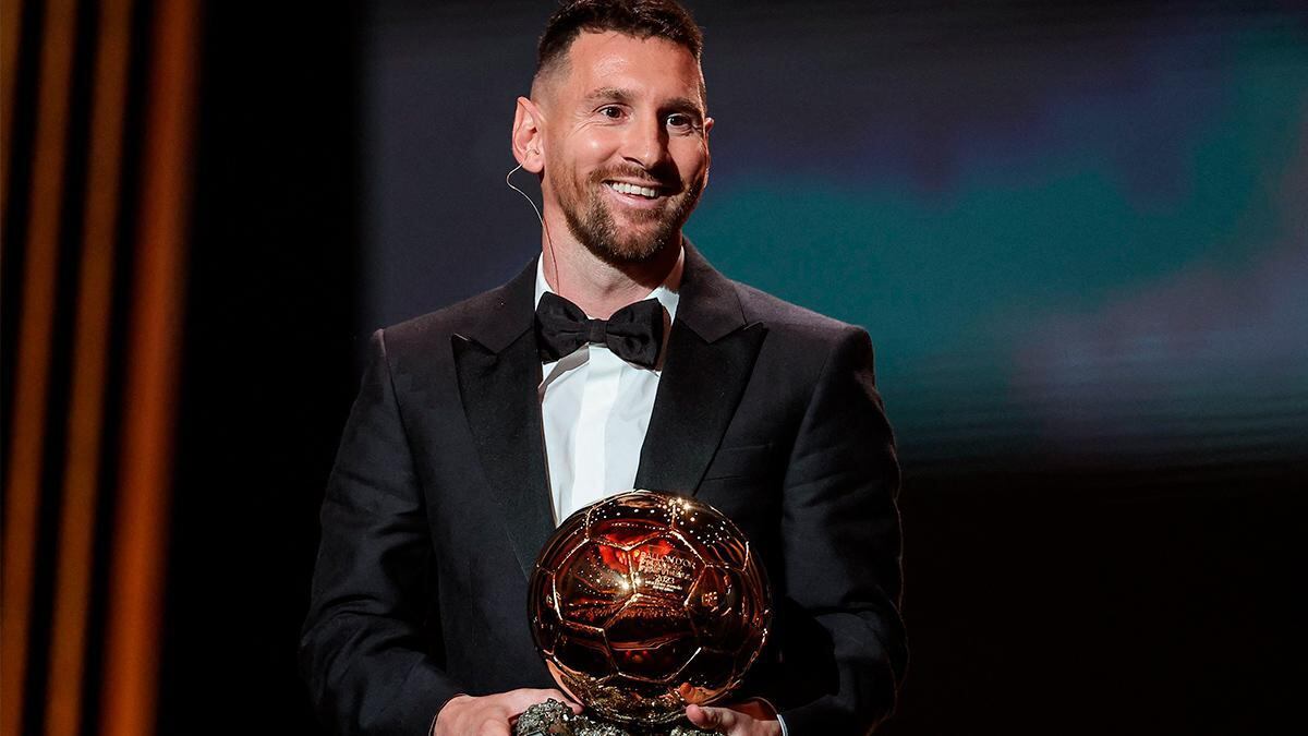 Lionel Messi ganó su octavo Balón de Oro.