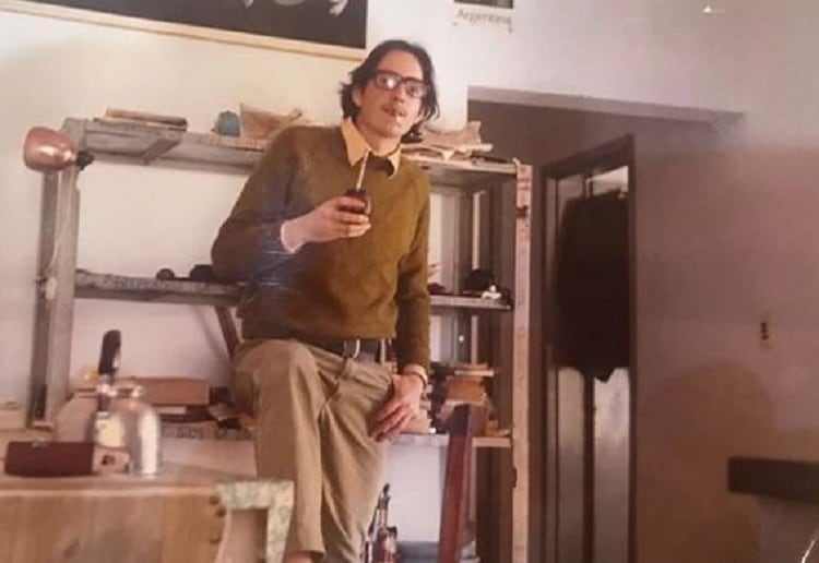 El ex presidente, en la imagen que difundió su hija. 