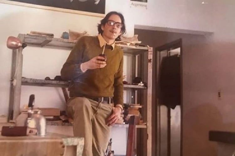 El ex presidente, en la imagen que difundió su hija.