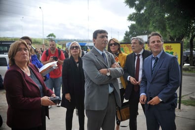 La fiscal Herrera puso a los jueces en la escena para comprender la mecánica del crimen.