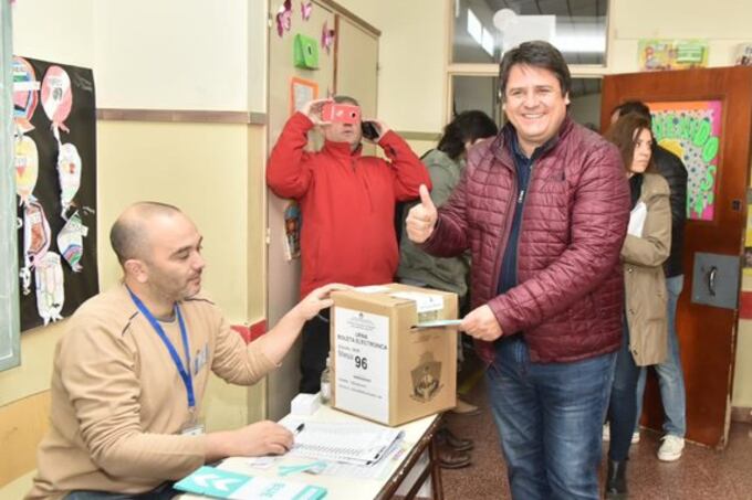 El voto de Mariano Gaido, intendente electo de Neuquén.
