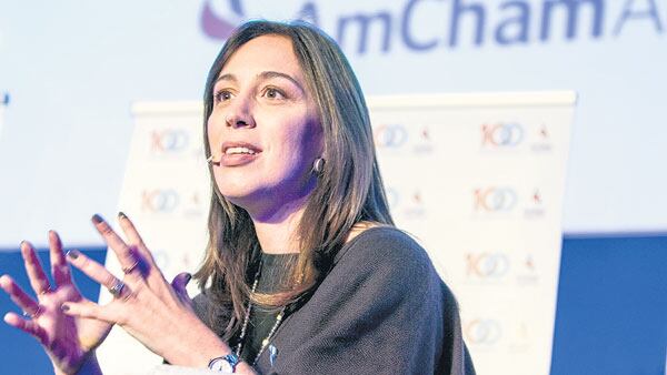 La gobernadora María Eugenia Vidal viajó al Vaticano para reunirse con el papa Francisco.