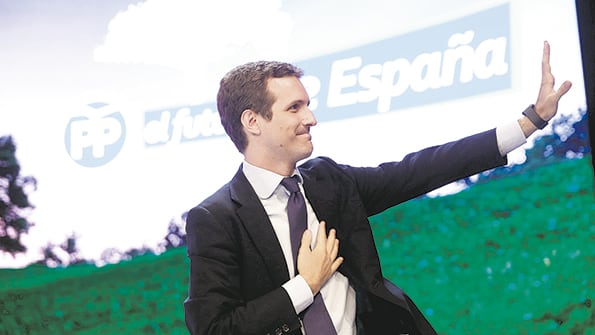 Pablo Casado dijo que de ganar en abril pondría todos los recursos a favor de la vida.