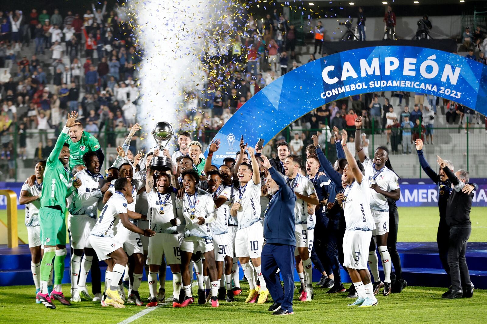 La celebración de Liga de Quito, que repitió el éxito de 2009