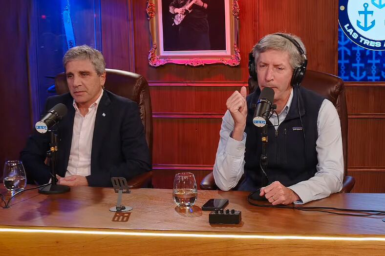 Santiago Bausili, presidente del Banco Central, habló por streaming junto a Luis Caputo
