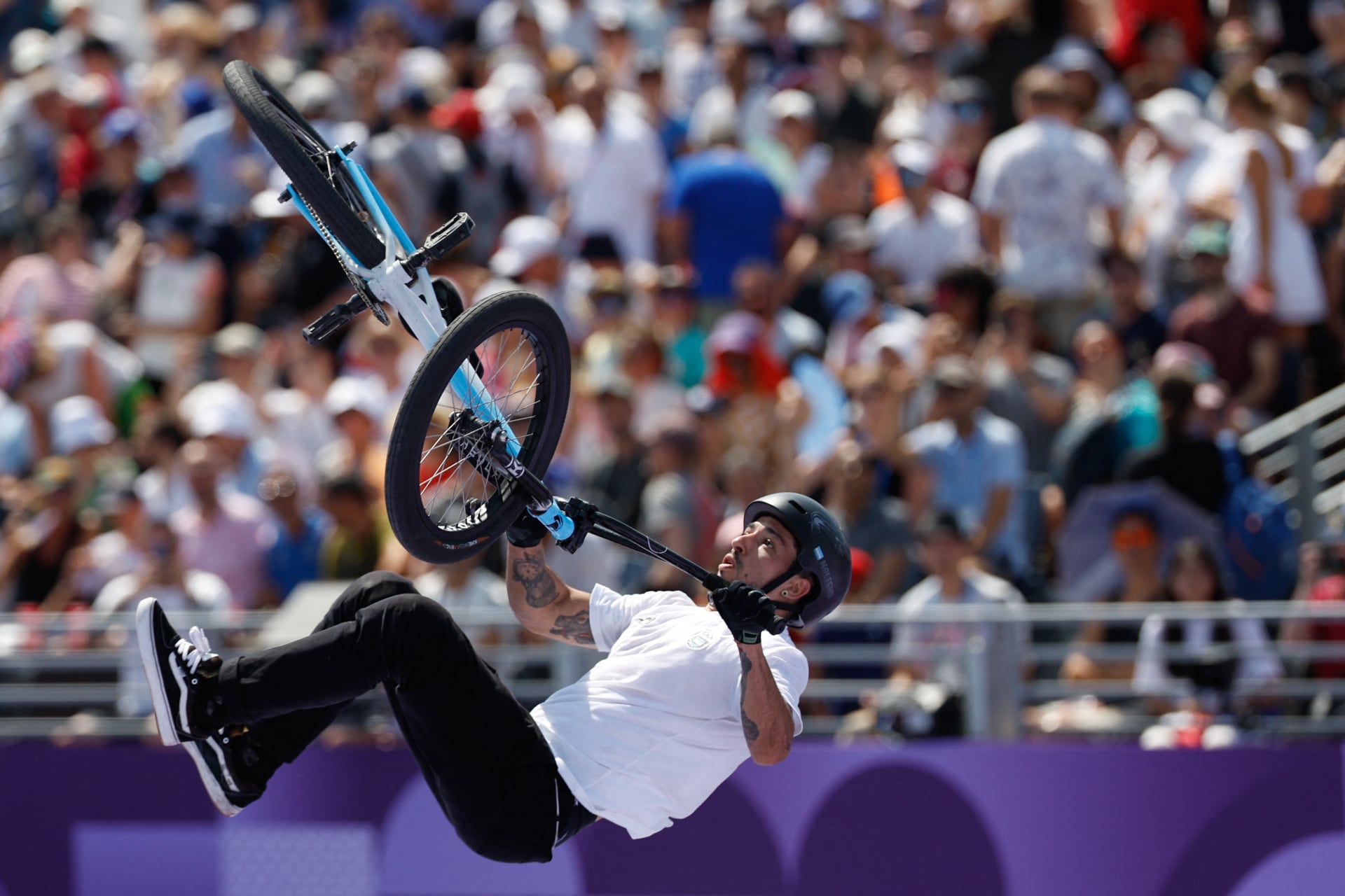 José "Maligno" Torres ganó la medalla de oro en BMX Freestyle.