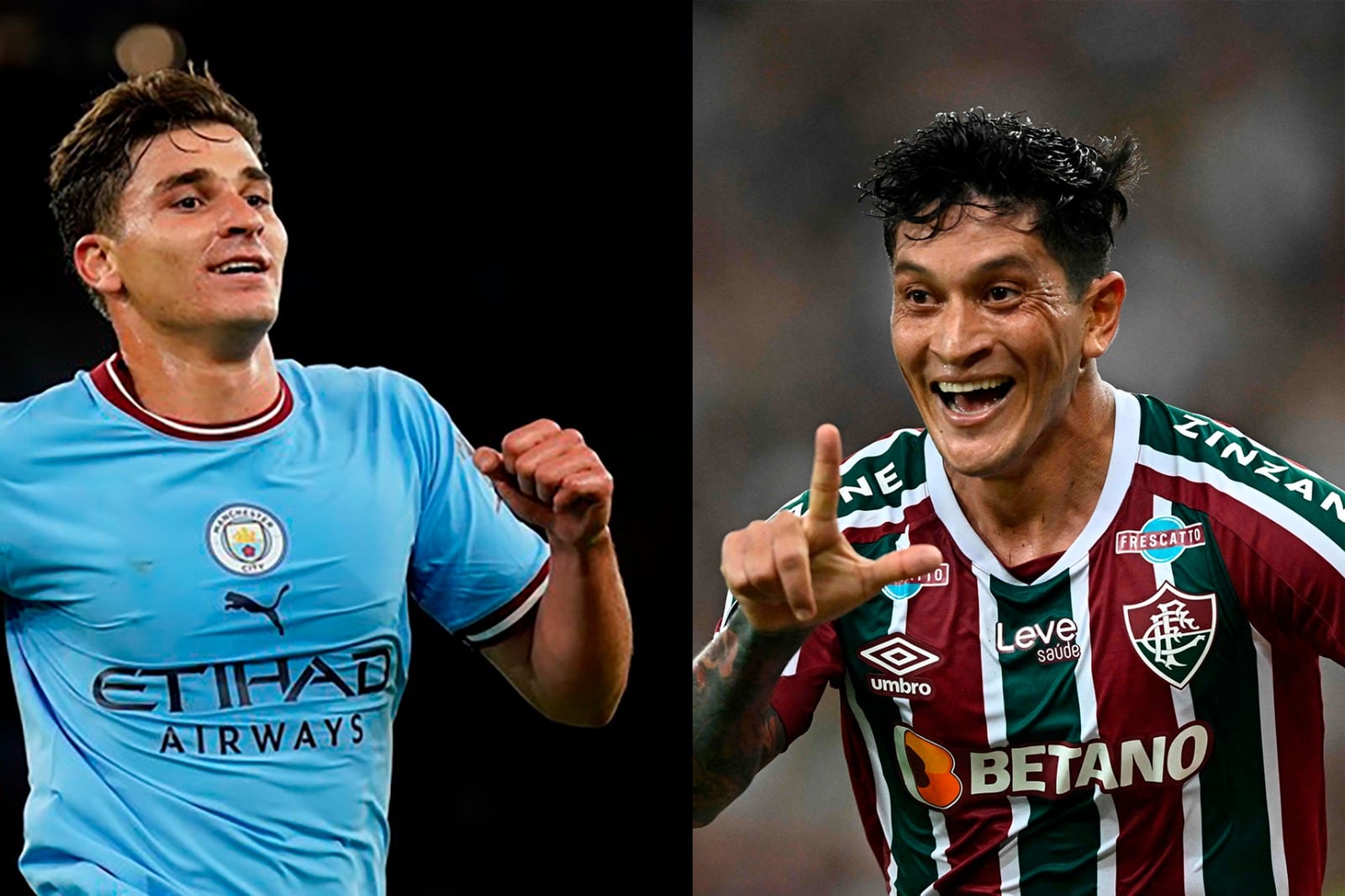 Julián Álvarez y Germán Cano, sinónimo de gol en la final del Mundial de Clubes