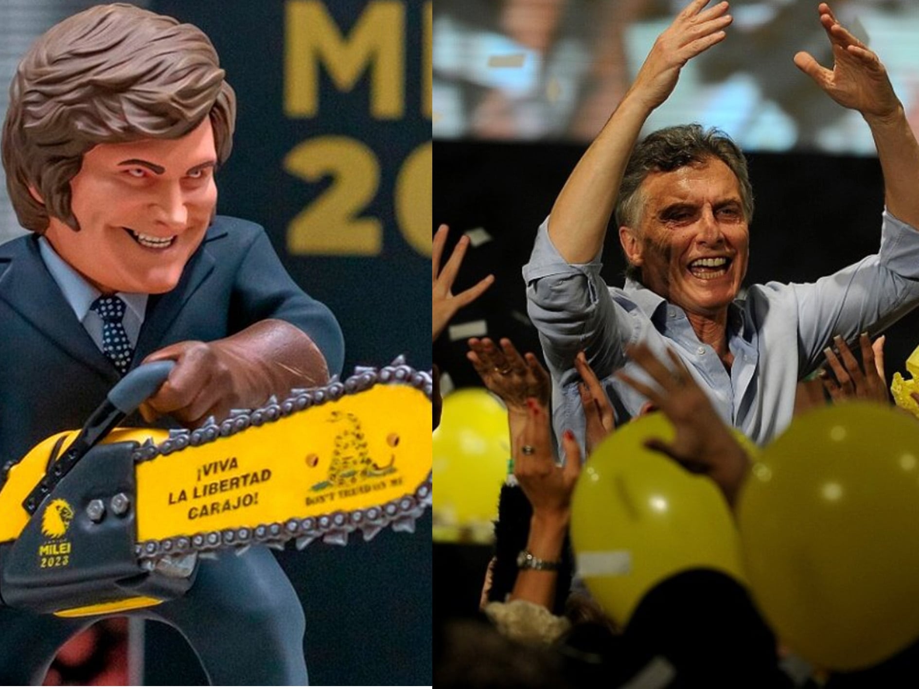 En 2015 Mauricio Macri prometía, entre globos, la revolución de la alegría. Javier Milei ofrece destrucción del Estado. ¿Como será su alianza?
