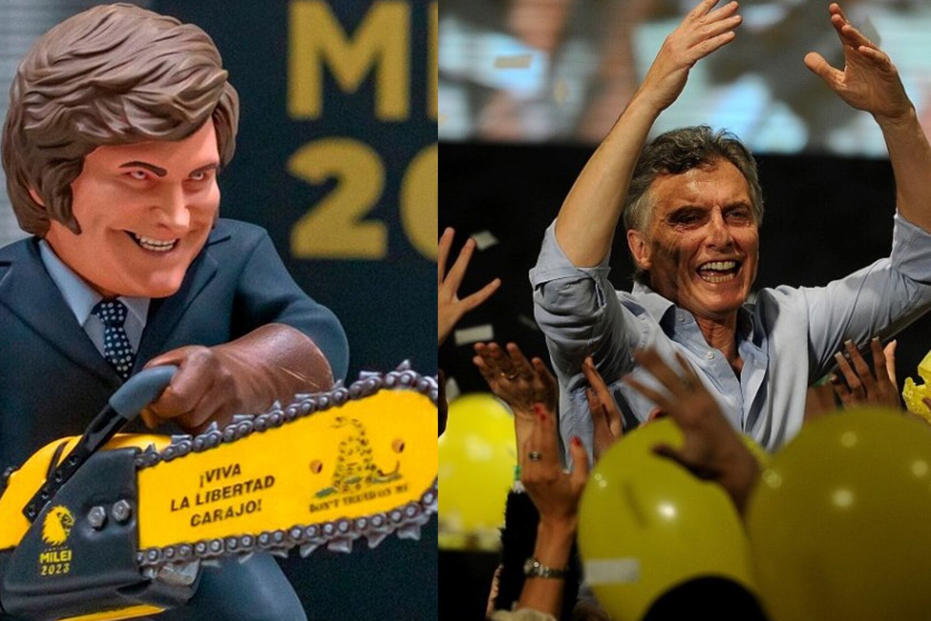 En 2015 Mauricio Macri prometía, entre globos, la revolución de la alegría. Javier Milei ofrece destrucción del Estado. ¿Como será su alianza?
