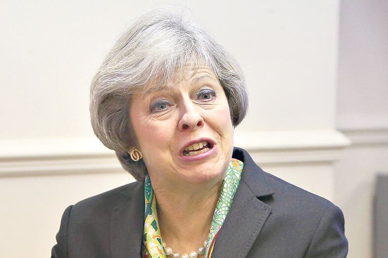 La primera ministra británica, Theresa May, parece inclinarse por un Brexit duro.