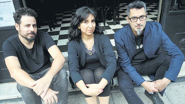 Leo Martinelli, Bárbara Silva y Andrés Schteingart, impulsores del proyecto.