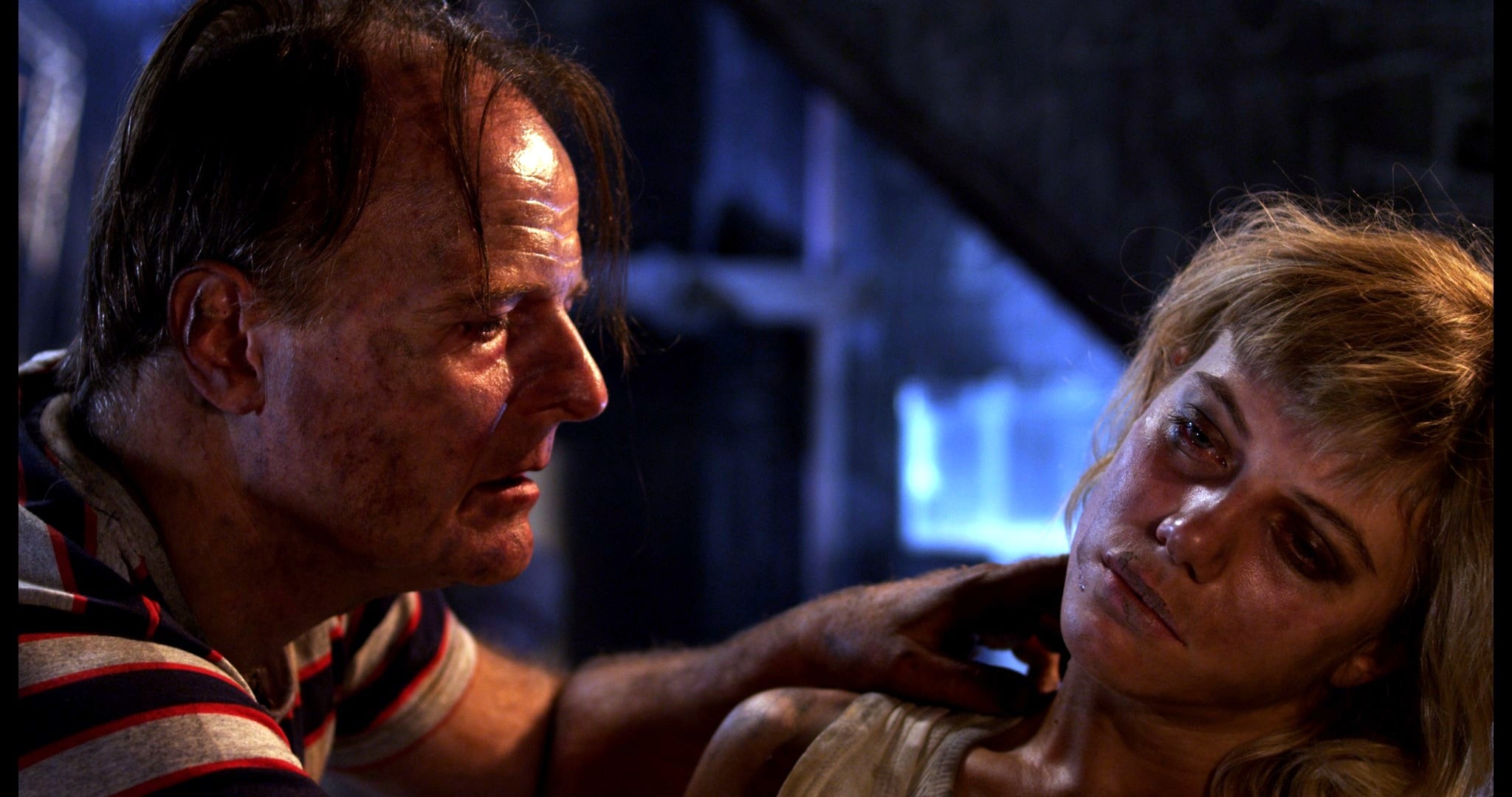 Luis Machín y Justina Bustos en "Matar al dragón".