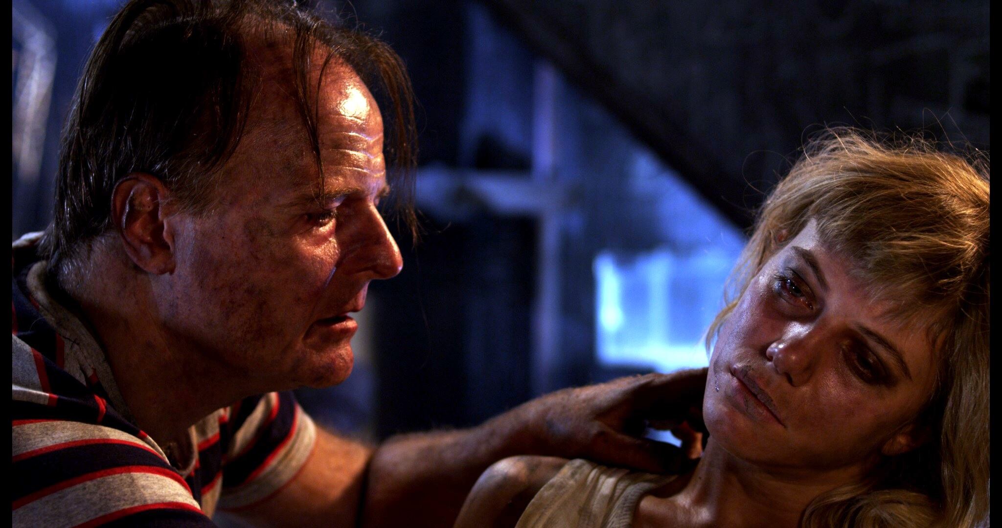 Luis Machín y Justina Bustos en "Matar al dragón".