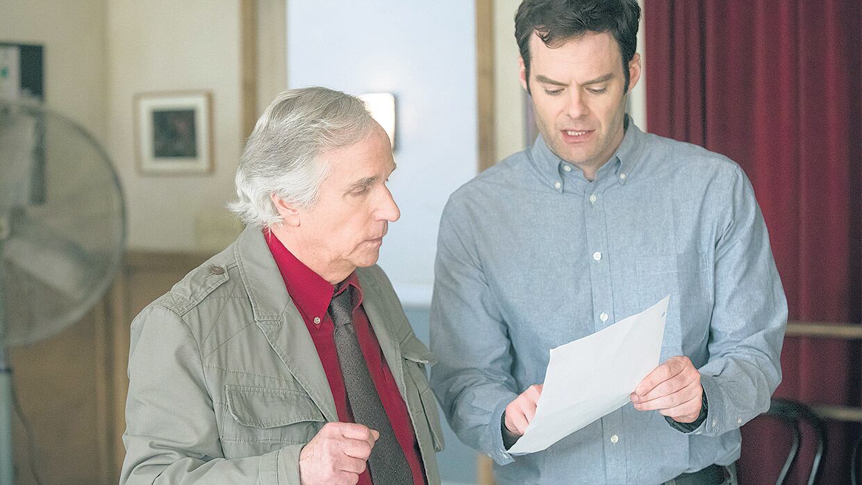 “Aprendo mirando a mis compañeros, especialmente a Henry, que tiene una gran experiencia”, dice Hader sobre Winkler.