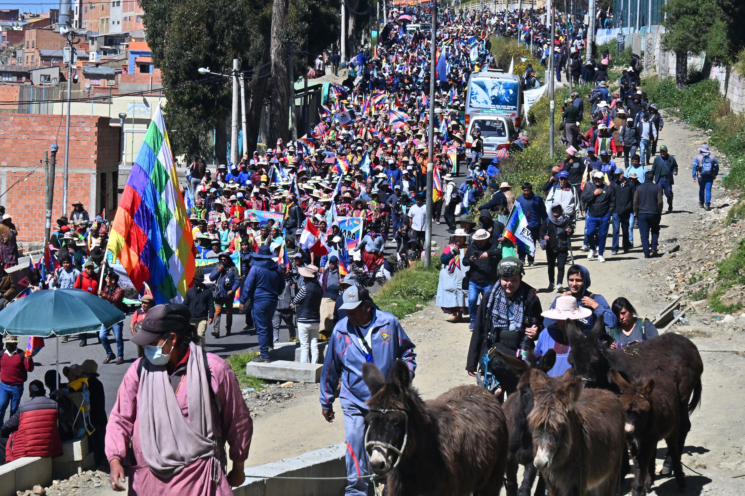 "Movilizados somos inalcanzables e invencibles. Electoralmente somos imbatibles", aseguró Morales