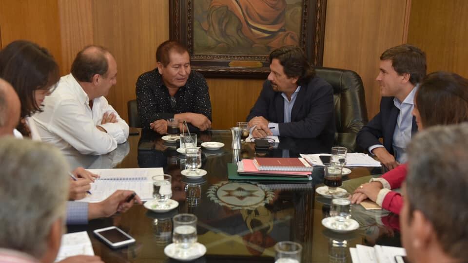 Sáenz con el intendente Nerón
