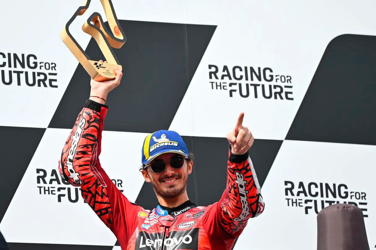 Francesco Bagnaia (Ducati), ganador en Austria. 