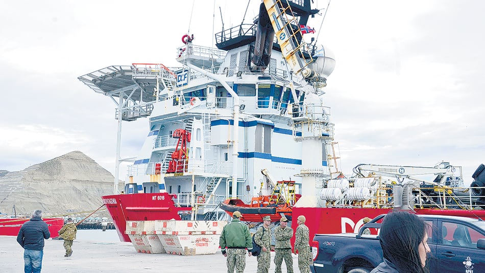 El Skandi Patagonia es un buque noruego que contrató la Marina de EE.UU. para buscar al San Juan.