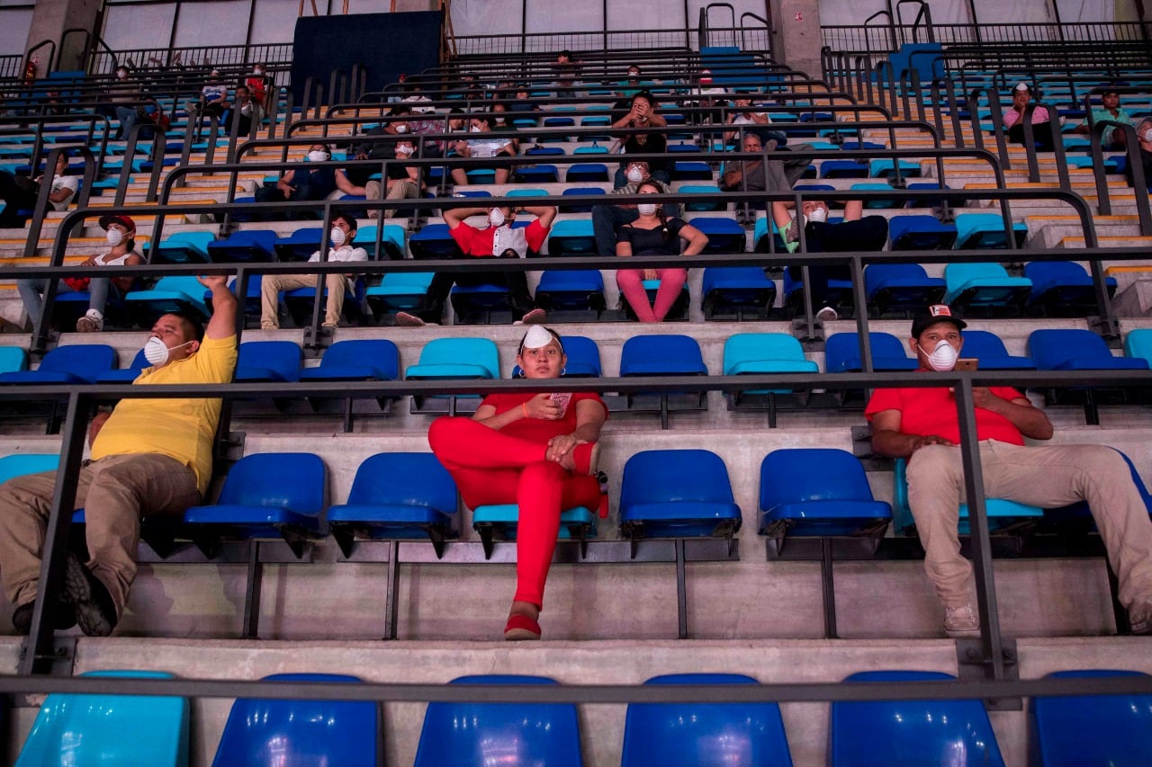 El público en una velada realizada en Nicaragua.