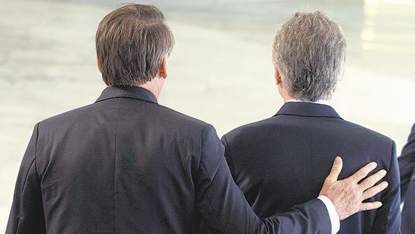 Ambos presidentes compartieron un almuerzo en Itamaraty.