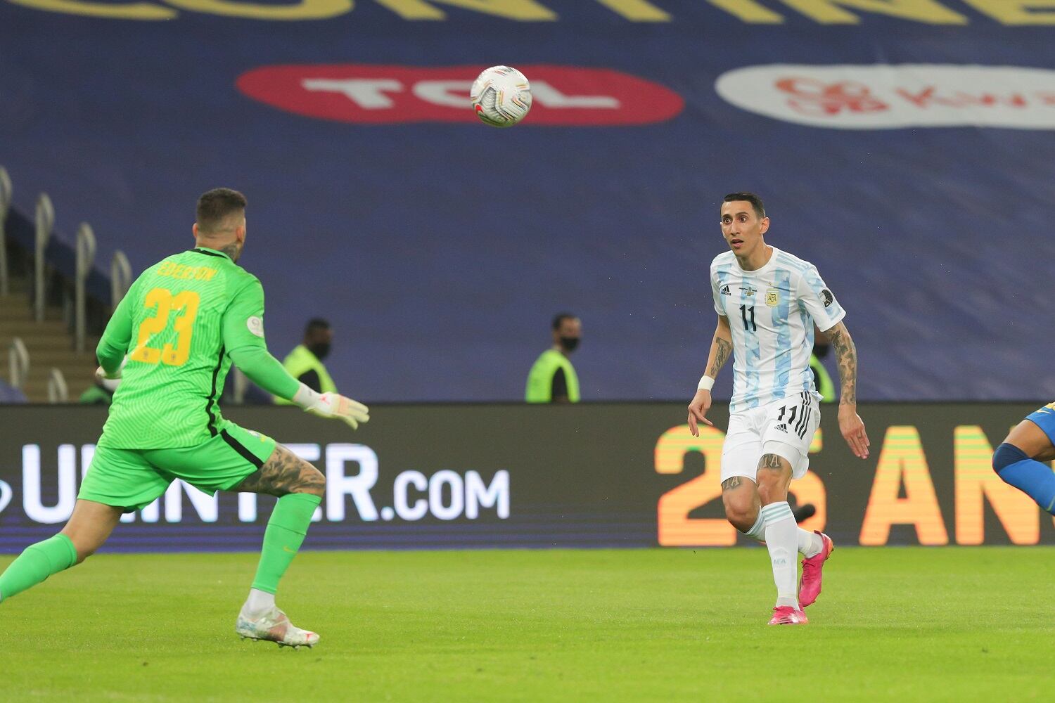 Angel Di María y el gol que valió el título en Brasil 2021