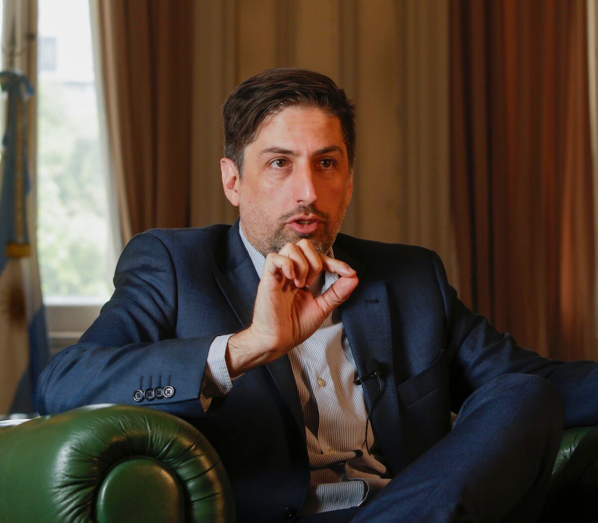 "Lo que no se puede ser es cínico, como es el expresidente Mauricio Macri, qu llevó adelante un proceso fuerte de desinversión", dijo Trotta.