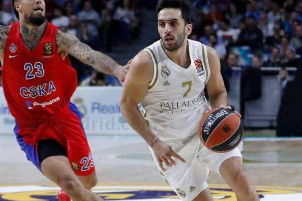 Campazzo no podrá luchar por el título con el Real Madrid.